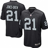 Nike Men & Women & Youth Raiders #21 Jones-Drew Black Team Color Game Jersey,baseball caps,new era cap wholesale,wholesale hats